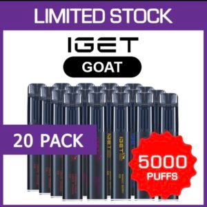 IGET GOAT – 5000 PUFFS – 20 PACK