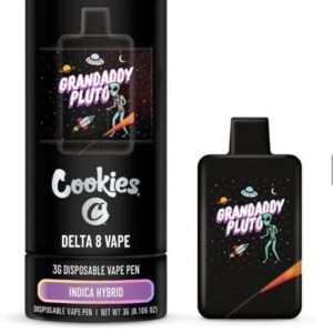 Grandaddy Pluto (Indica Hybrid) -Cookies Delta-8 Disposable 3G