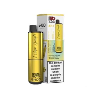 IVG 2400 Banana Edition 4 in 1 Disposable Vape - 20mg