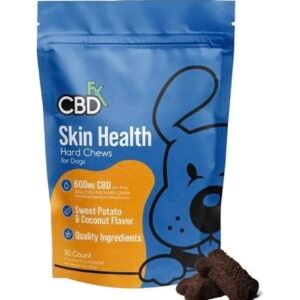 CBDfx Skin Health Hard Chews For Dogs 600mg CBD