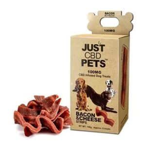 Bacon Strips Just CBD Dog Treats 100mg