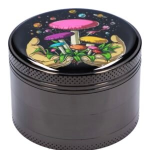 63mm Chrome w/ Space Hands Mushroom Grinder