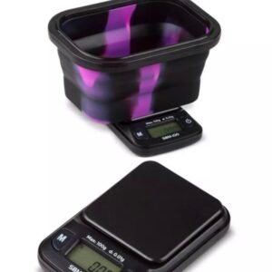 PINK MINI SILICONE BOWL DIGITAL SCALE 100G X 0.01G