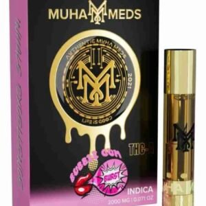 Bubble Gum Burst Muha Meds THC-A Cartridge 2G