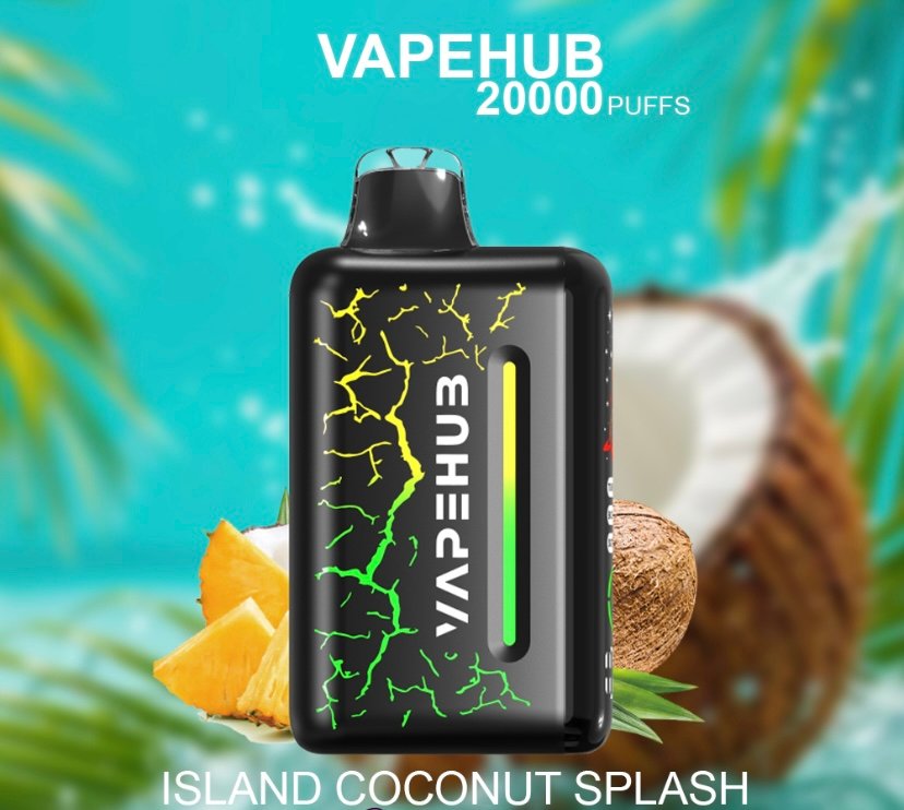 VAPEHUB ISLAND COCONUT SPLASH – 20000 PUFFS